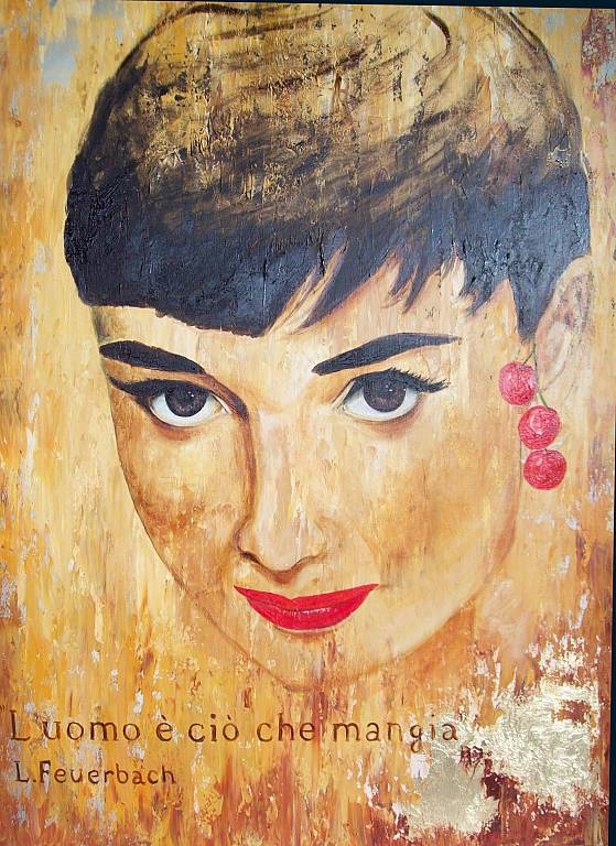 Audrey Hepburn - rosalba busani - Olio - 800,00 €