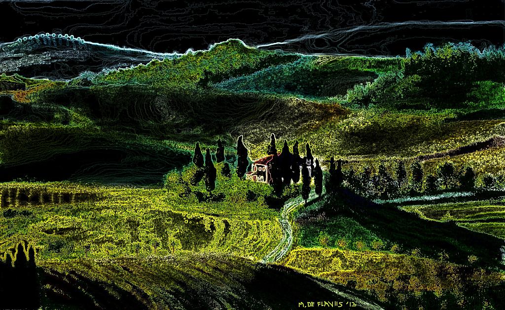 Campagna toscana - Michele De Flaviis - Digital Art