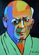 Ritratto di Pablo Picasso - Gabriele Donelli - Acrilico - 1800 euro