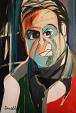 Ritratto di Francis Bacon - Gabriele Donelli - Olio