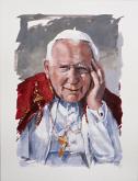  POPE JOHN PAUL II - 4 - Paolo Benedetti - Acrylic - 300€