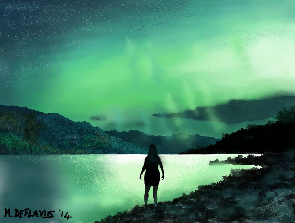 Aurora boreale - Michele De Flaviis - Digital Art