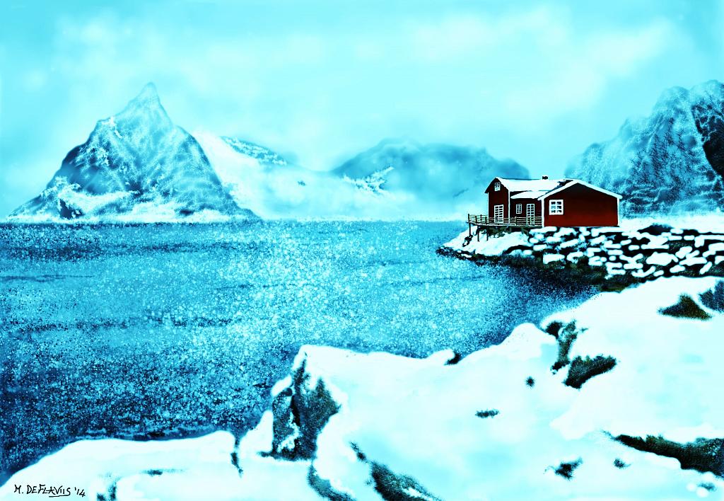 Paesaggio norvegese 2 - Michele De Flaviis - Digital Art
