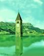 Campanile nel Lago di Resia2 - Michele De Flaviis - Digital Art