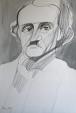 Ritratto di Edgar Allan Poe - Gabriele Donelli - Matita e acrilico - 2600€