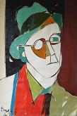 Ritratto di James Joyce - Gabriele Donelli - Olio