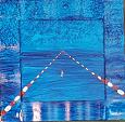 nuoto in solitario - franco scacchi - Acrilico - 150 euro