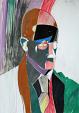 Ritratto di James Joyce - Gabriele Donelli - Pastello e acrilico - 1100 €