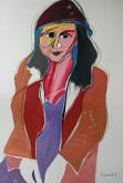 Portrait of Alina Reyes - Gabriele Donelli - Acrylic