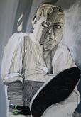 Portrait of Andre Derain - Gabriele Donelli - Pencil and acrylic