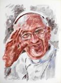 Pope Francis 5 - Paolo Benedetti - Acrylic - 100€
