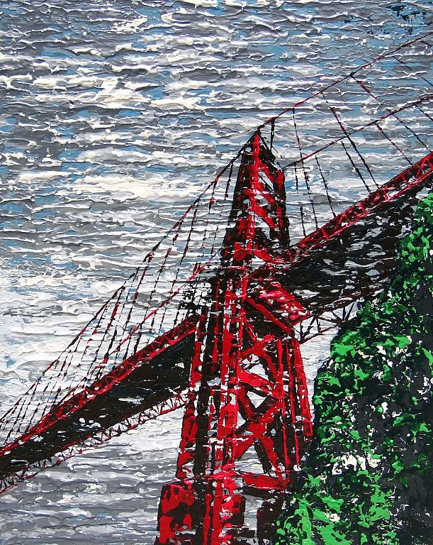 Ponte di San Francisco - Daniela Pasqualini - Acrilico