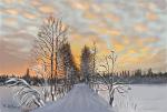 Inverno svedese - Michele De Flaviis - Digital Art - 200 €