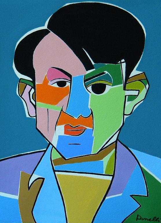 Ritratto di Pablo Picasso - Gabriele Donelli - Acrilico - 1200 €