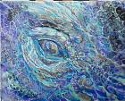L'occhio dell'oceano - Ruzanna Scaglione Khalatyan - Acrilico