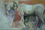 Cavallo bianco - SILVIA RIDOLFI - Acquerello - 140 €