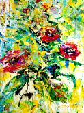 Three poppies - tiziana marra - Action painting
