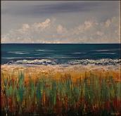 Mare con dune - Dalido Gino Marini - Acrilico