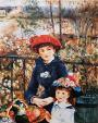 Le due sorelle  La terrazza  Renoir  - Mery BLINDU - Olio