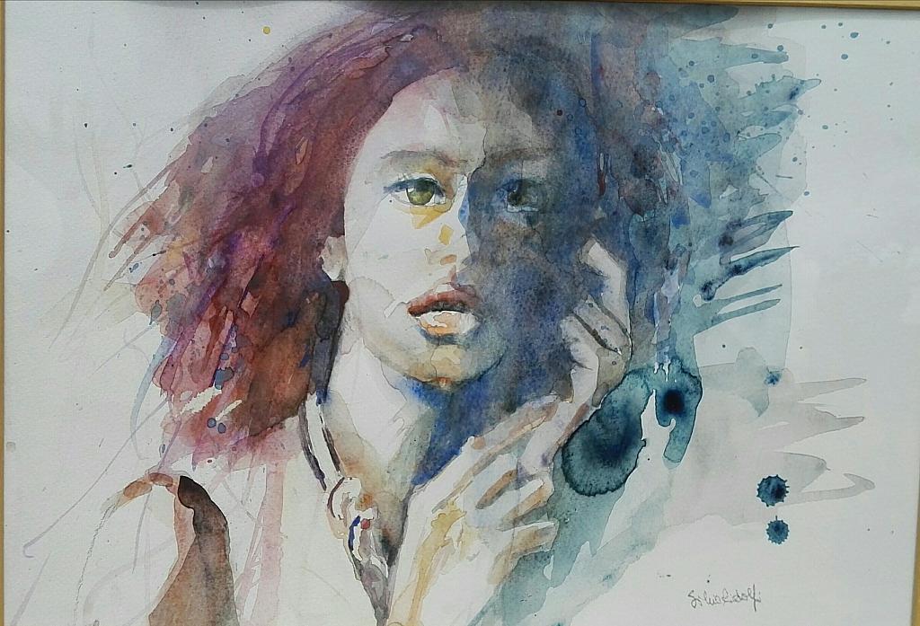 Face - SILVIA RIDOLFI - Watercolor - 140 €