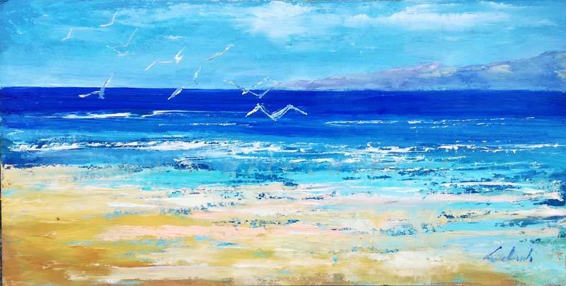 If I were sea - Carla Colombo - Oil - 280 €