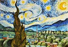 Omaggio a Van Gogh - francesco ottobre - Acrilico - 180€