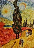Omaggio a Van Gogh - francesco ottobre - Acrilico - 180€