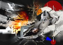 Discarica - stampa retro plexi - Ezio Ranaldi - Digital Art - 500€
