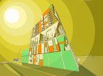 Futuristic Building - Lucio Forte - Digital Art - 89 €
