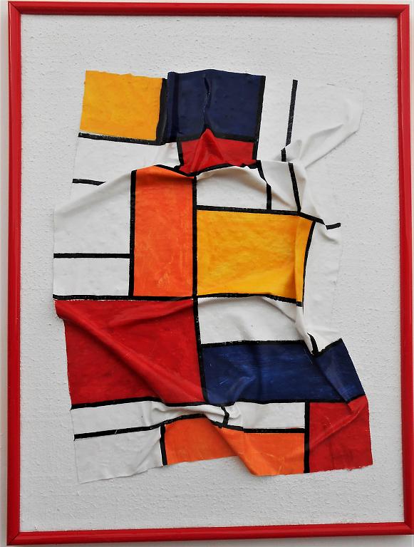 tribute to Mondrian - francesco ottobre - Acrylic