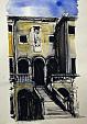 Palladio, Villa Godi - Lucio Forte - Ink, watercolour and acrylic on paper - 89 €