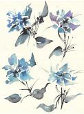 ZEN FLOWERS 1 -  Maurizio Missaglia - Watercolor