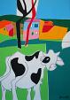 Paesaggio con la mucca - Gabriele Donelli - Acrilico - 1200€