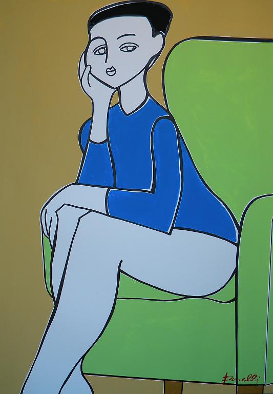 Ritratto di ragazza - Gabriele Donelli - Acrilico - 2400 €