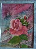 Atmosphere for a rose - Caterina Martinetto - Oil