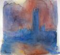 Monet - Lucio Forte - Watercolor - 70 euro