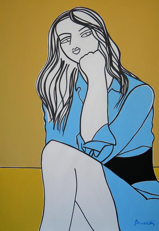 Ritratto di ragazza - Gabriele Donelli - Acrilico - 1800 €