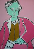 Portrait of Amedeo Modigliani - Gabriele Donelli - Acrylic
