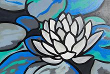 Lotus Flower - Luana Marchisio - Oil - 320€