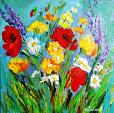  Serenità in fiori di campo - PREZZO SPECIALE  - Carla Colombo - Acrilico - 95€