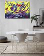 Yellow energy - Davide De Palma - Action painting - 300 €