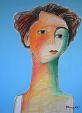 Ritratto di Beatrice Hasting - Gabriele Donelli - Pastello e acrilico - 2800 euro