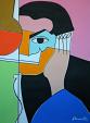 Ritratto di Pablo Picasso  - Gabriele Donelli - Acrilico - 1700 €