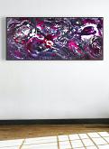 Deep purple, 200x90 cm - Davide De Palma - Action painting - 750€