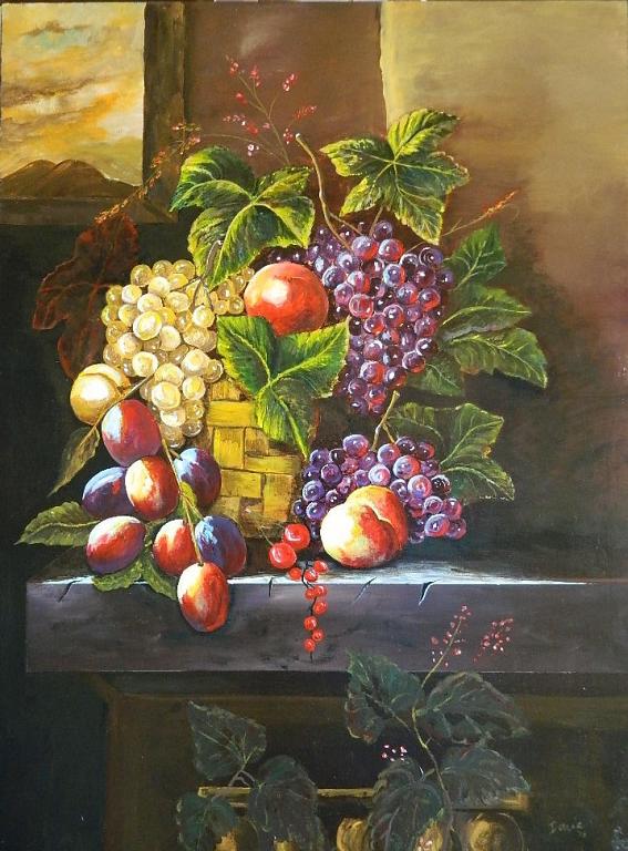 Cesto con frutta - Giuseppe IARIA - Acrilico