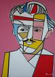 Ritratto di Piet Mondrian - Gabriele Donelli - Acrilico
