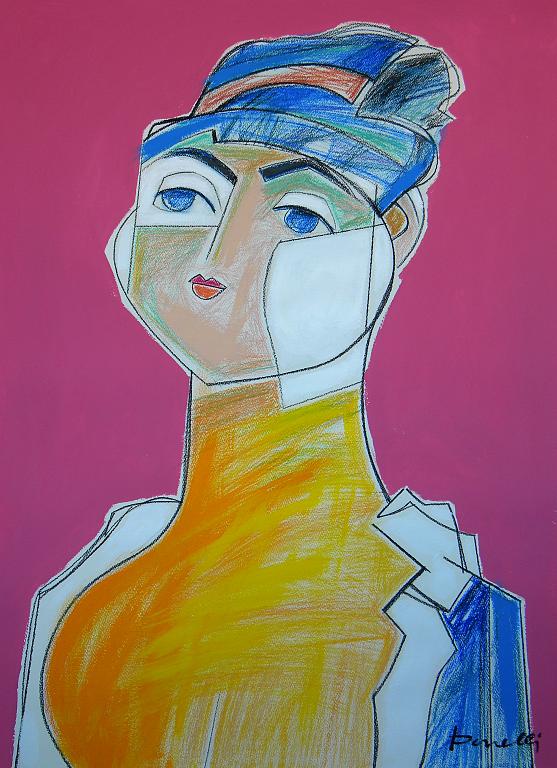 Ritratto di Madame Levy  - Gabriele Donelli - Pastello e acrilico - 2500 €