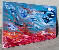Restless calm II, 100x60 cm - Davide De Palma - Olio - 750€