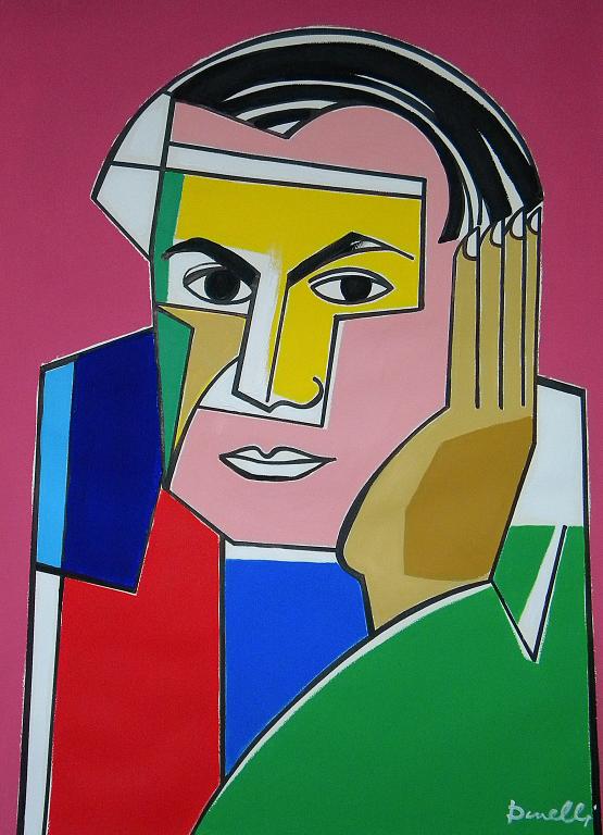Ritratto di Pablo Picasso - Gabriele Donelli - Acrilico - 1300 €