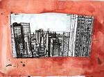 Park Avenue - Lucio Forte - Ink, watercolour and acrylic on pape - 129 euro